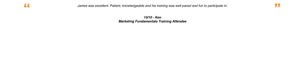 Ken-James Rendell Testimonial