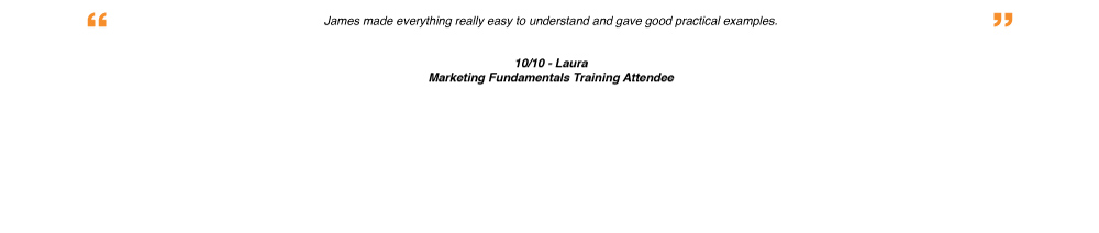 Laura-James Rendell Testimonial