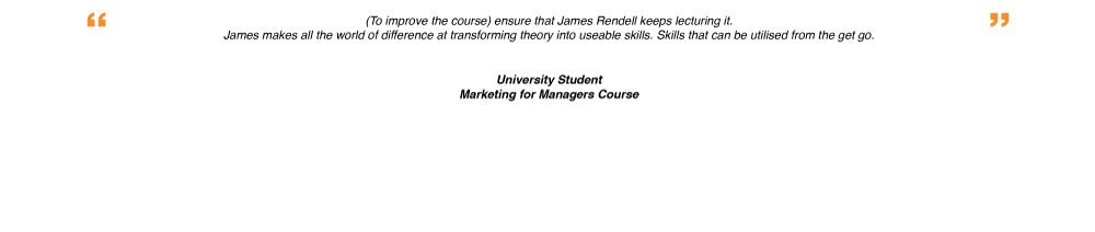 University Student 2-James Rendell Testimonial